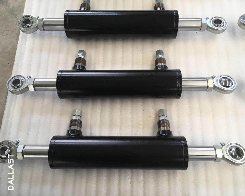 Double Acting Double Piston Rod Machinery Industrial Hydraulic Cylinder